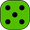 Dado verde 5